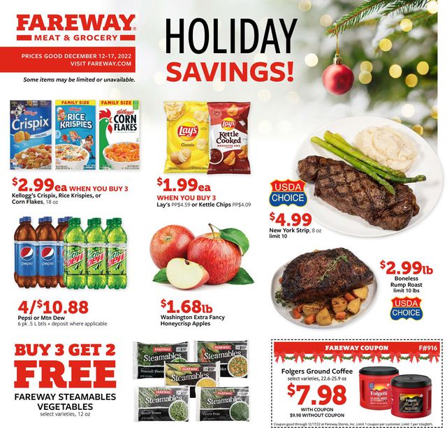 Fareway Ad from 12/11/2022