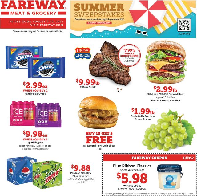Fareway Ad from 08/06/2023