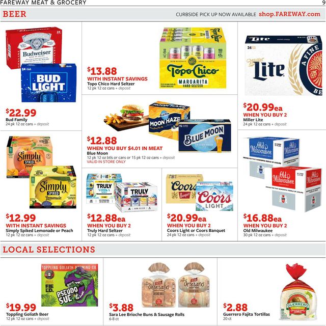 Fareway Ad from 08/27/2023