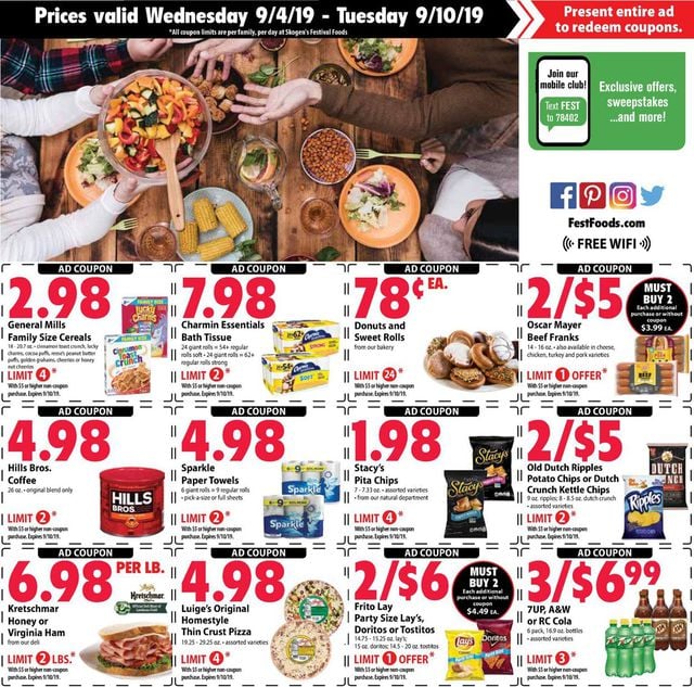 Festival Foods Ad from 09/04/2019