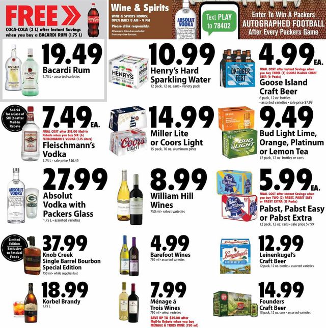 Festival Foods Ad from 09/11/2019