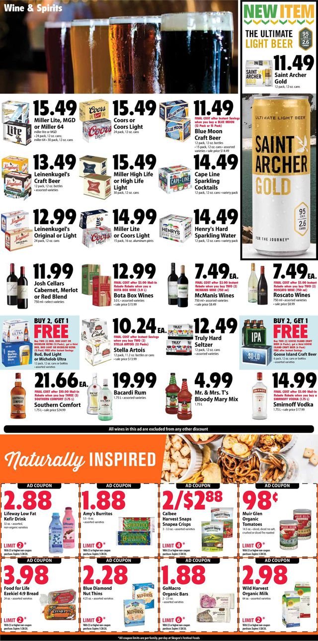 Festival Foods Ad from 01/22/2020