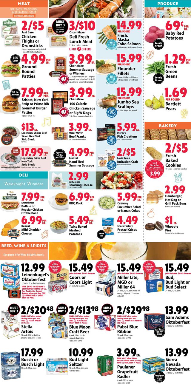 Festival Foods Ad from 08/26/2020