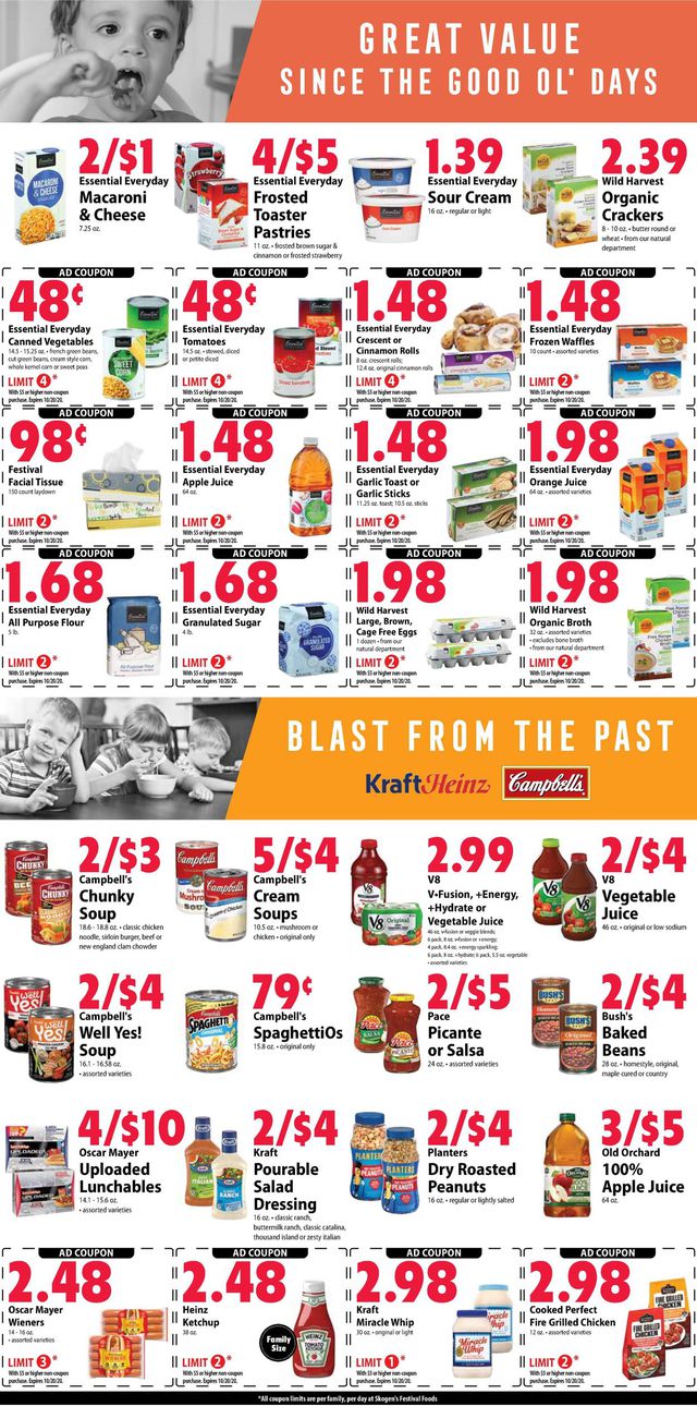 Festival Foods Ad from 10/14/2020