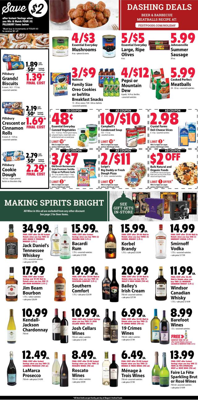Festival Foods Ad from 12/02/2020