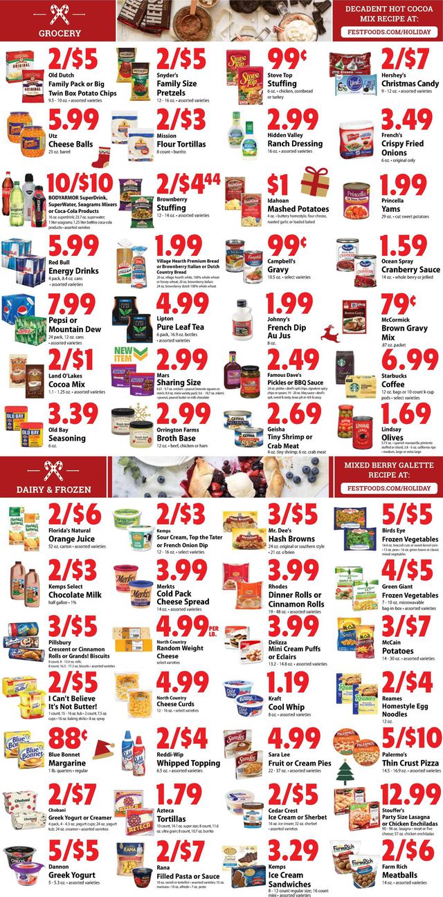 Festival Foods Ad from 12/16/2020