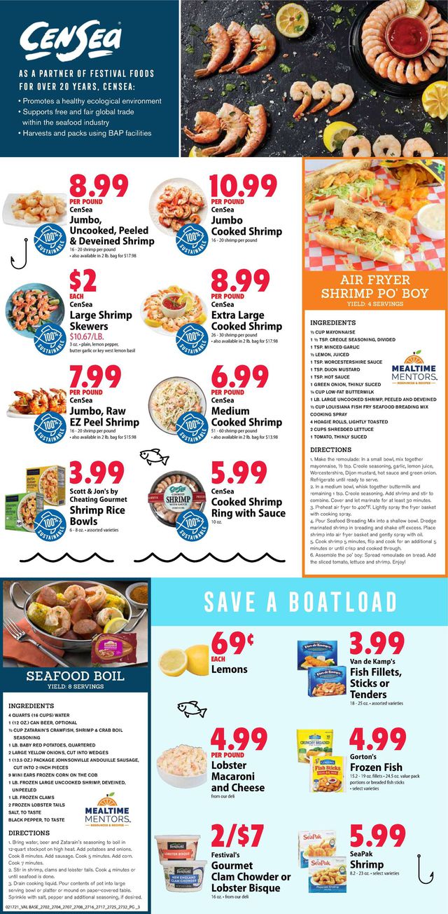 Festival Foods Ad from 02/17/2021