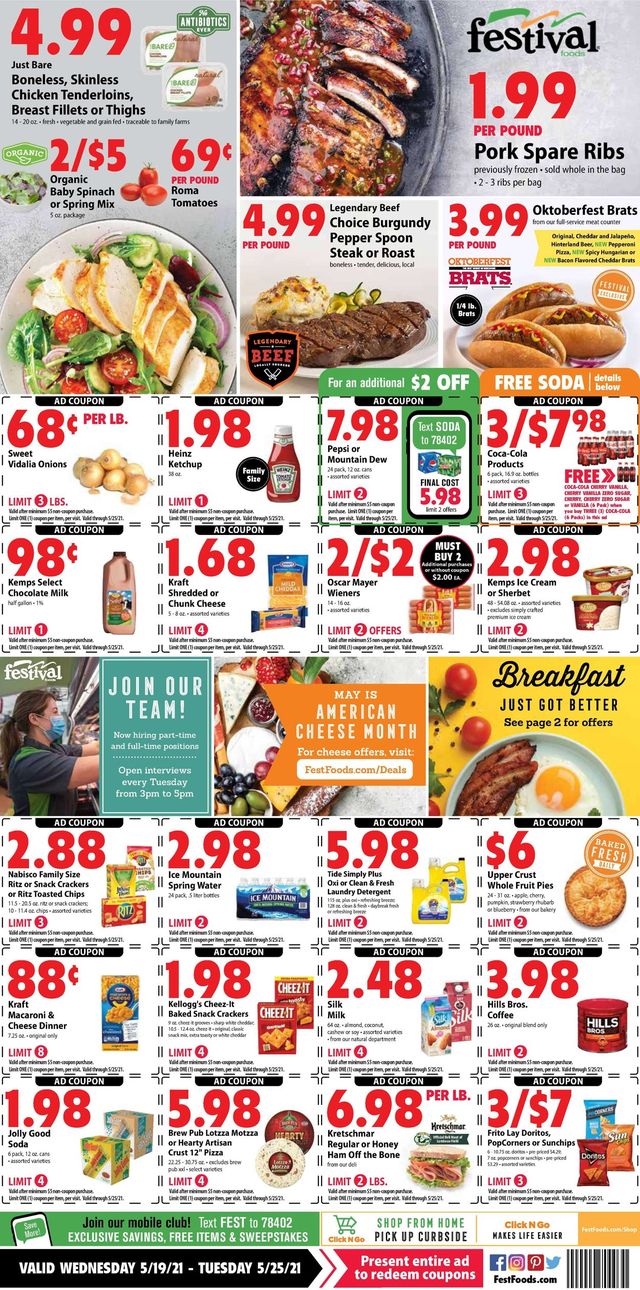 Festival Foods Ad from 05/19/2021