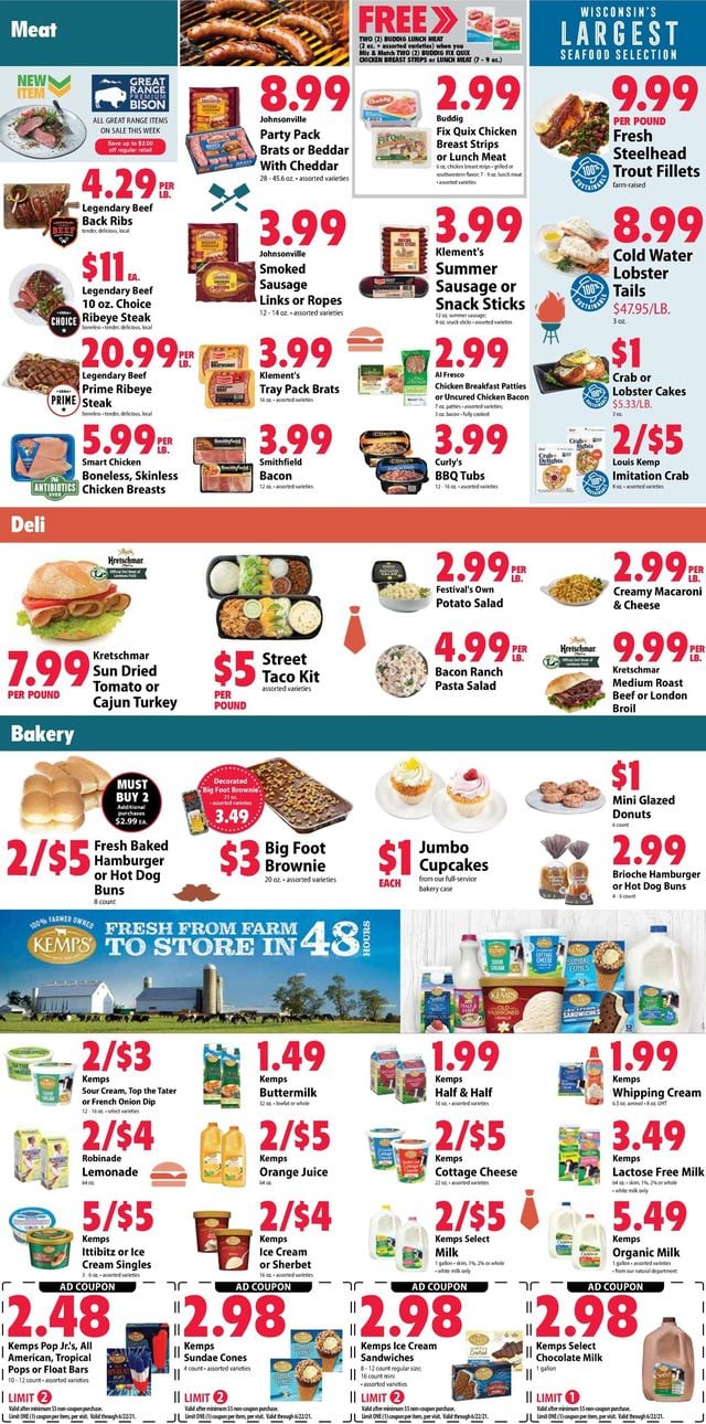Festival Foods Ad from 06/16/2021
