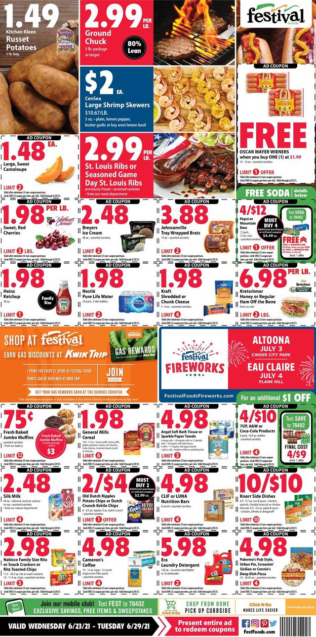 Festival Foods Ad from 06/23/2021