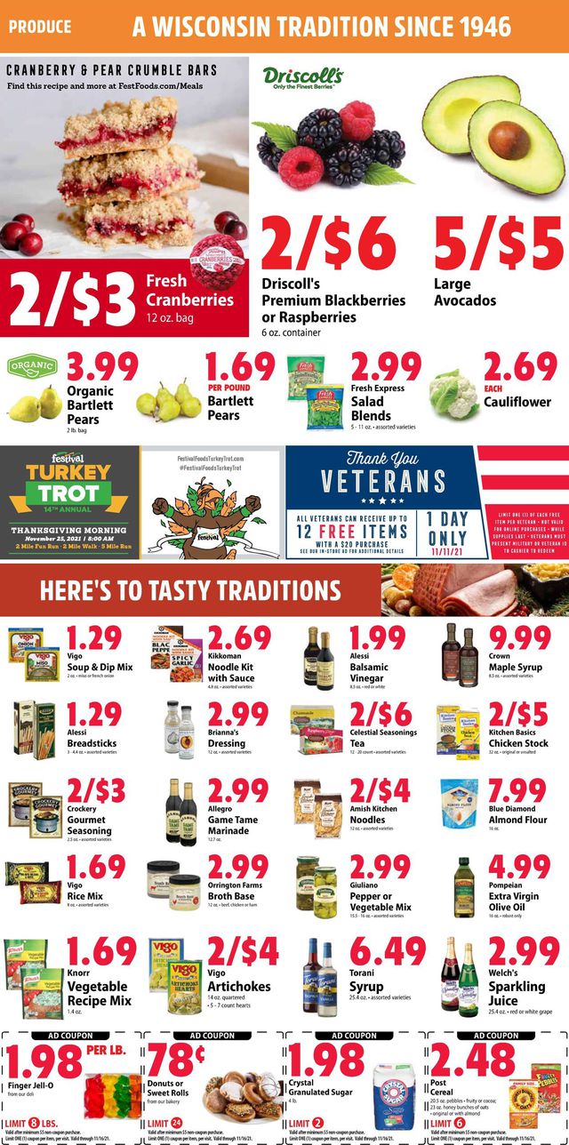 Festival Foods Ad from 11/10/2021
