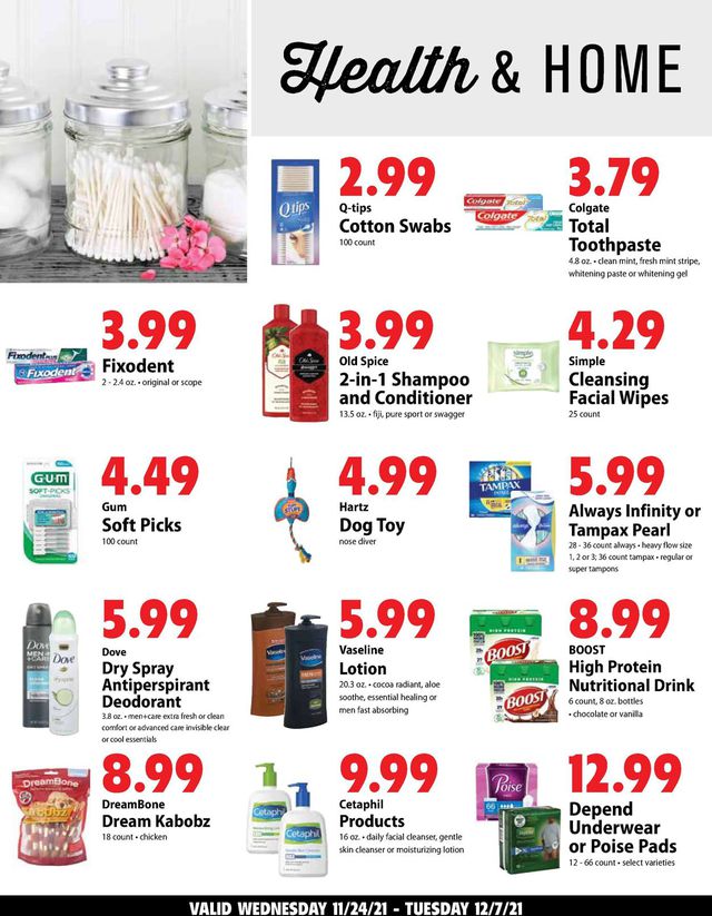 Festival Foods Ad from 11/24/2021