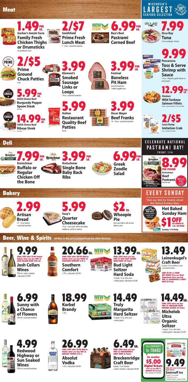 Festival Foods Ad from 01/12/2022