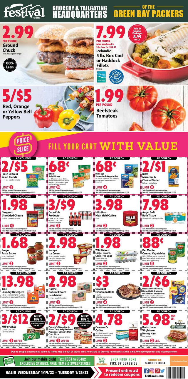 Festival Foods Ad from 01/19/2022