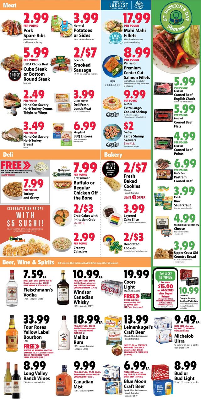 Festival Foods Ad from 03/02/2022