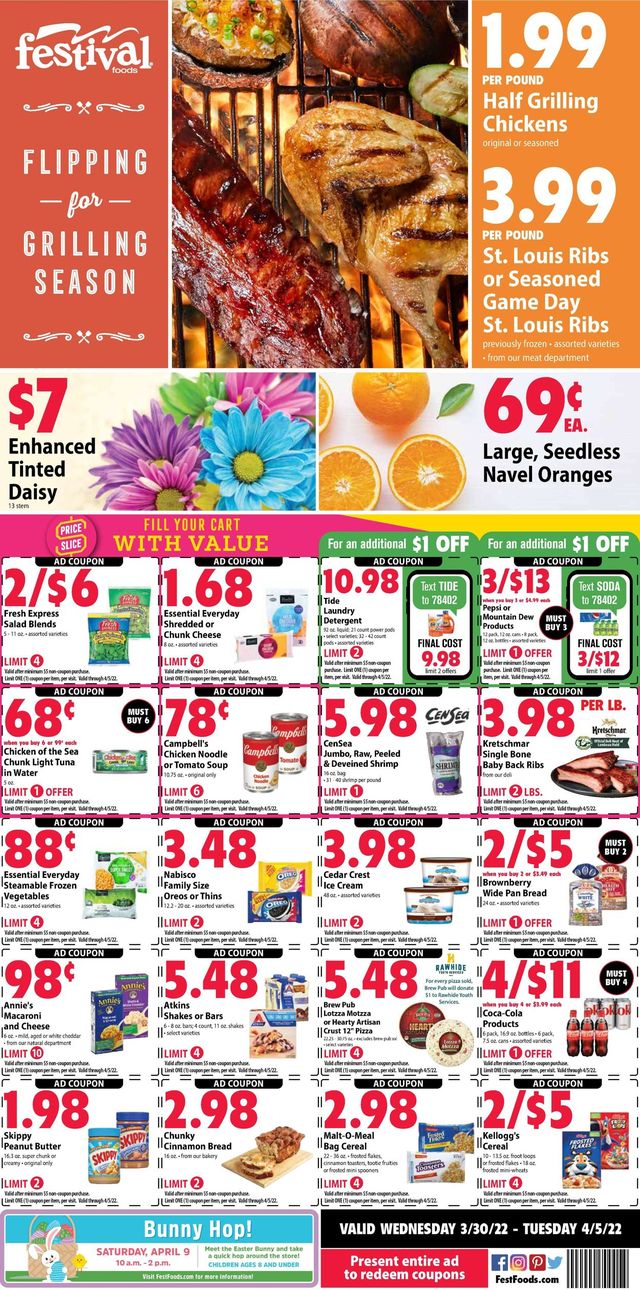 Festival Foods Ad from 03/30/2022