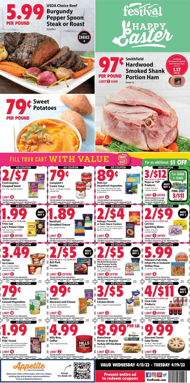 Festival Foods Ad from 04/13/2022