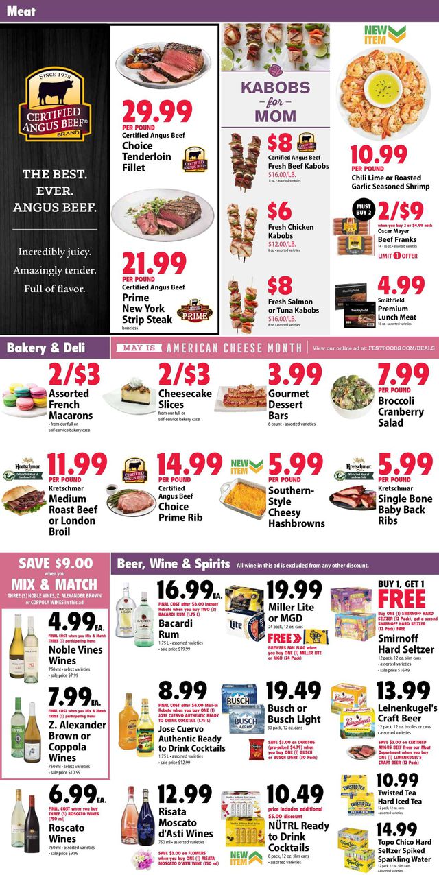 Festival Foods Ad from 05/04/2022