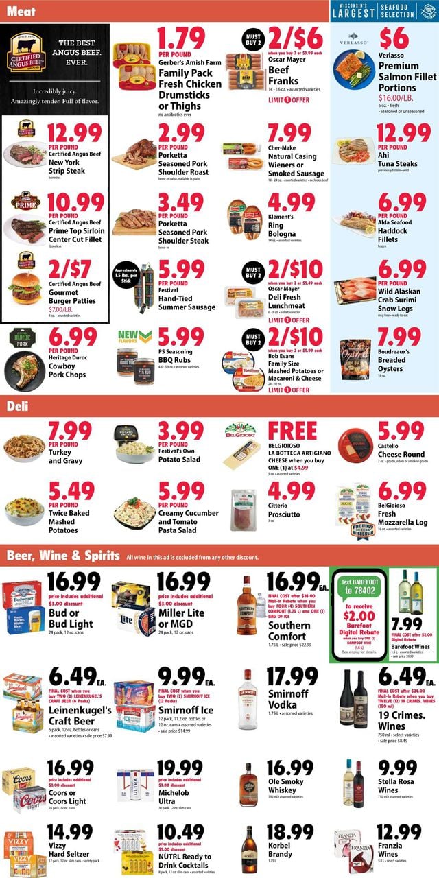 Festival Foods Ad from 06/01/2022