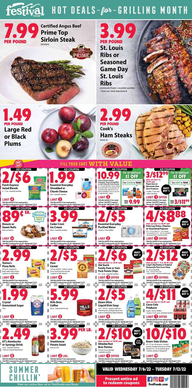 Festival Foods Ad from 07/06/2022