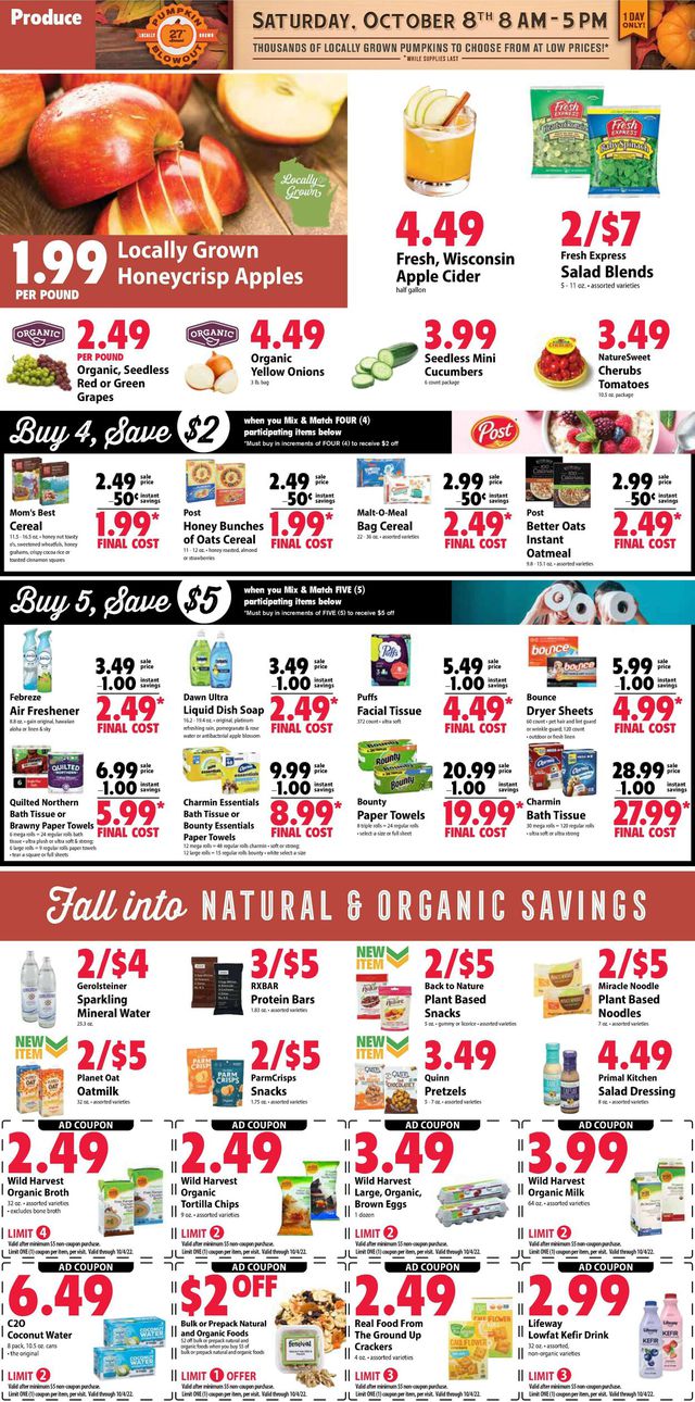 Festival Foods Ad from 09/28/2022