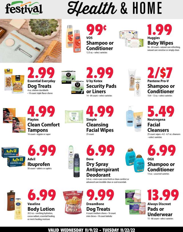 Festival Foods Ad from 11/11/2022