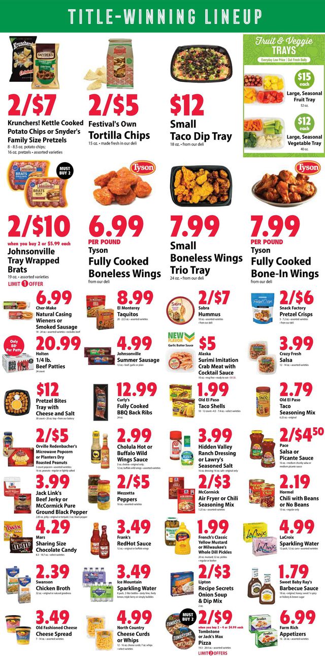 Festival Foods Ad from 02/08/2023