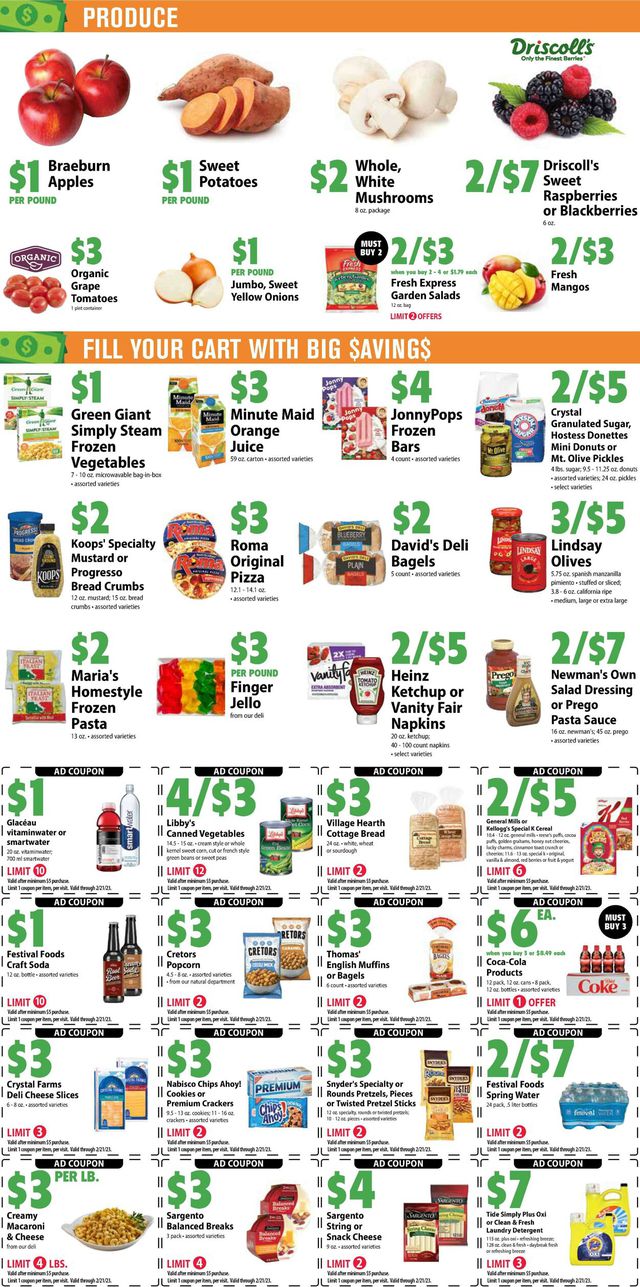 Festival Foods Ad from 02/15/2023