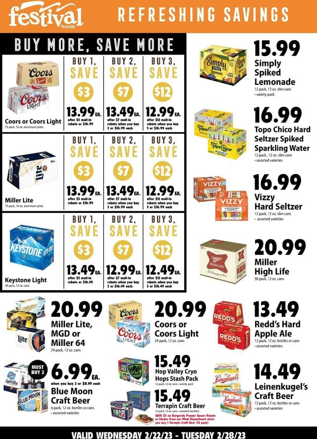 Festival Foods Ad from 02/22/2023