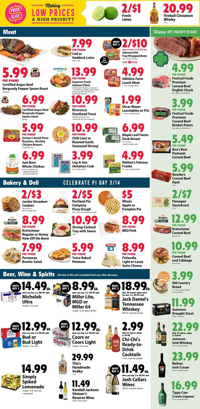 Festival Foods Ad from 03/08/2023