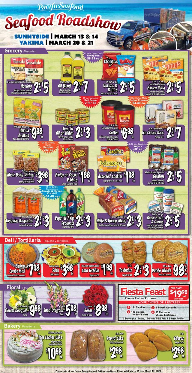 Fiesta Foods SuperMarkets Ad from 03/11/2020