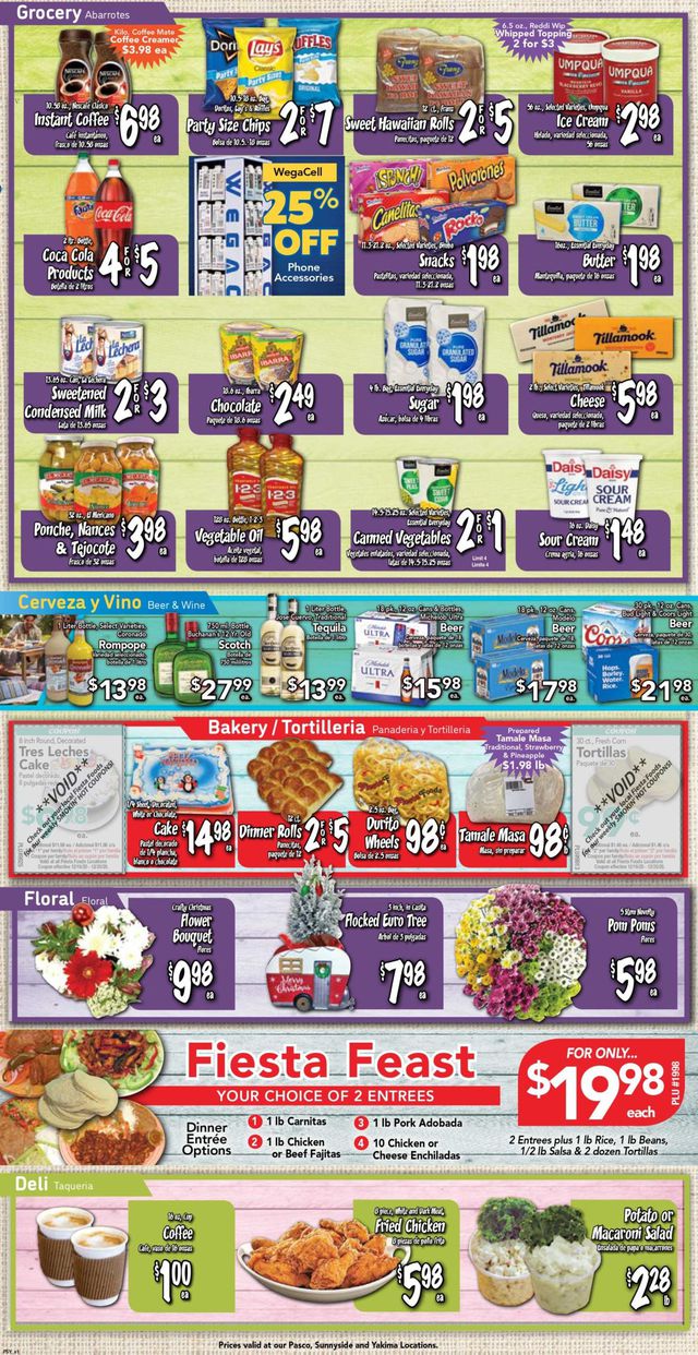 Fiesta Foods SuperMarkets Ad from 12/16/2020