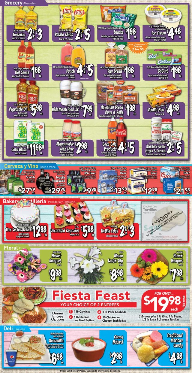 Fiesta Foods SuperMarkets Ad from 03/31/2021