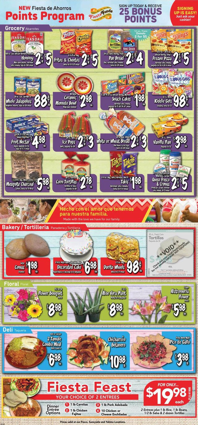 Fiesta Foods SuperMarkets Ad from 09/08/2021