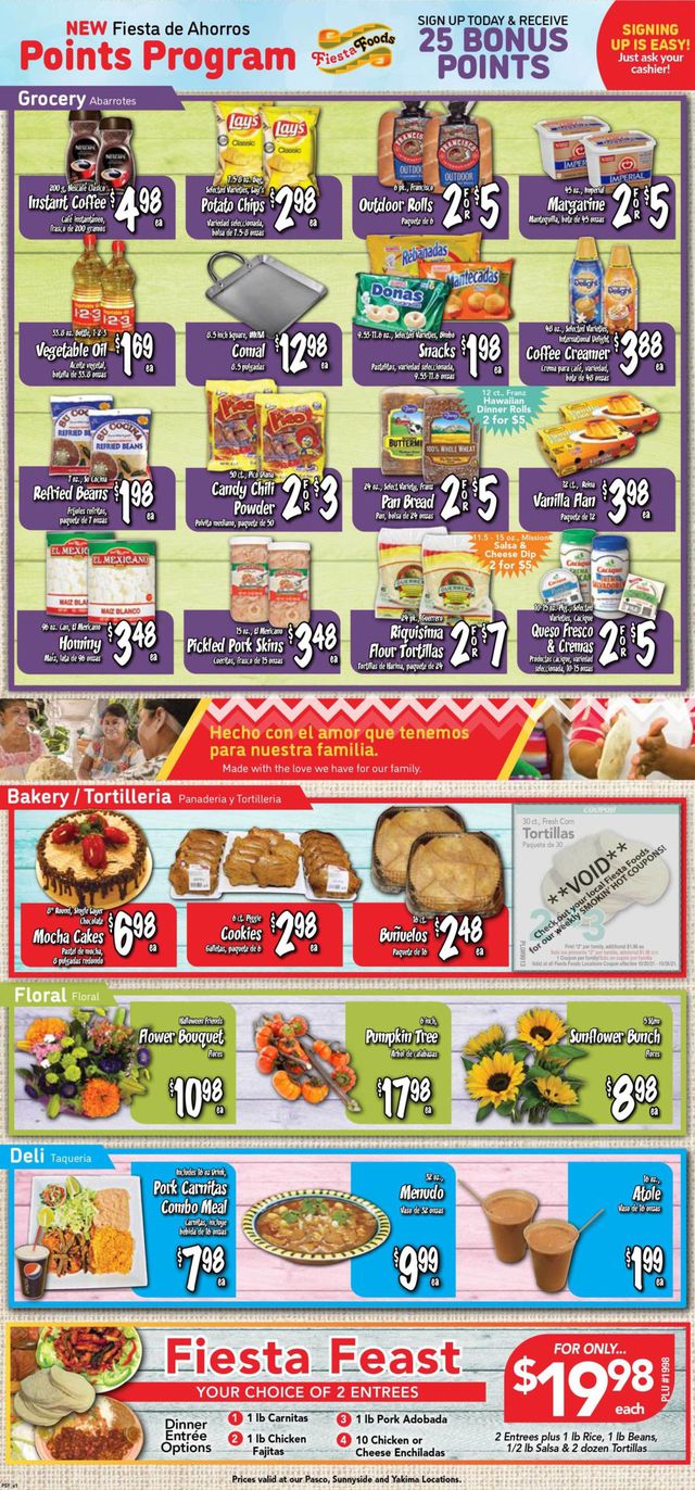 Fiesta Foods SuperMarkets Ad from 10/20/2021