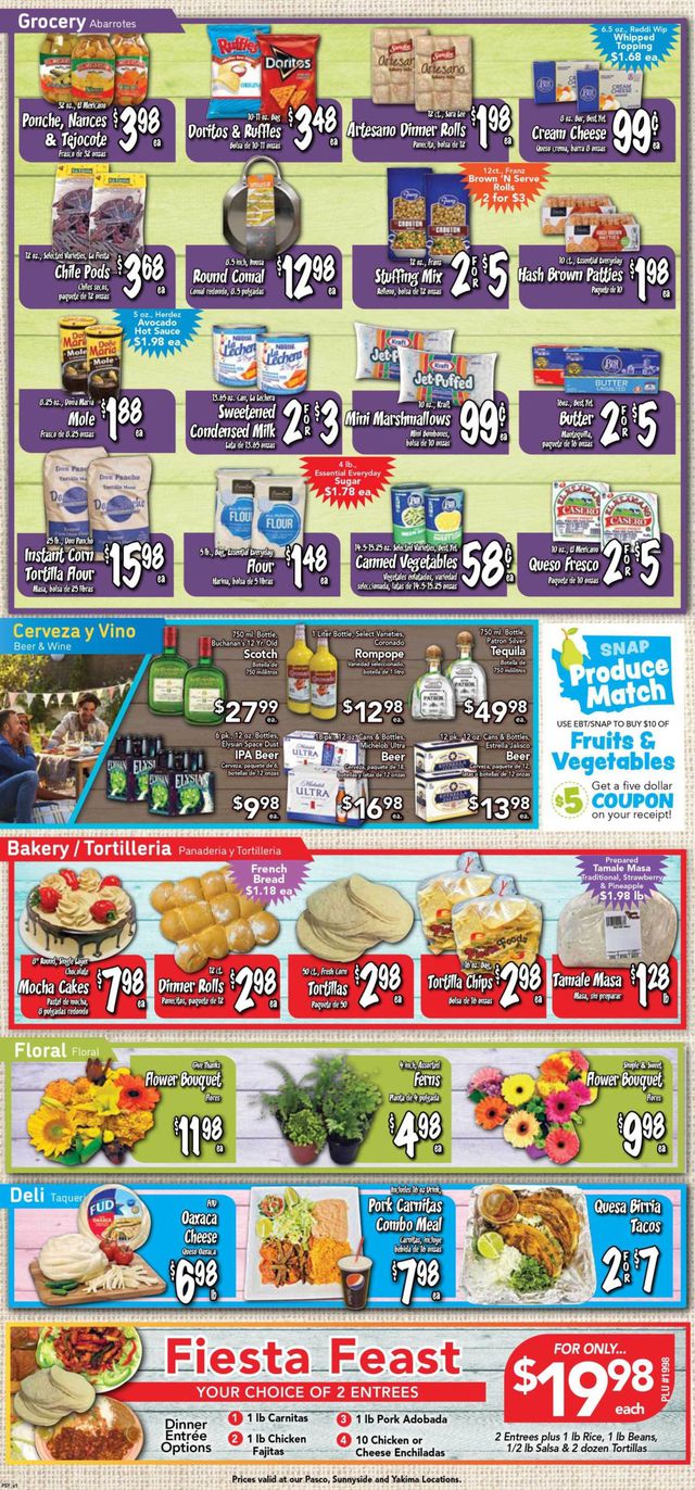 Fiesta Foods SuperMarkets Ad from 11/17/2021