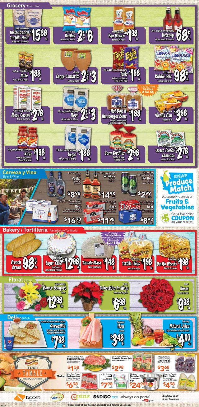 Fiesta Foods SuperMarkets Ad from 12/08/2021
