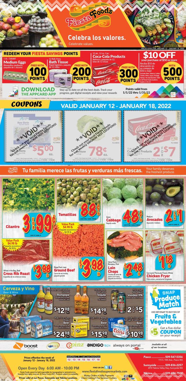 Fiesta Foods SuperMarkets Ad from 01/12/2022