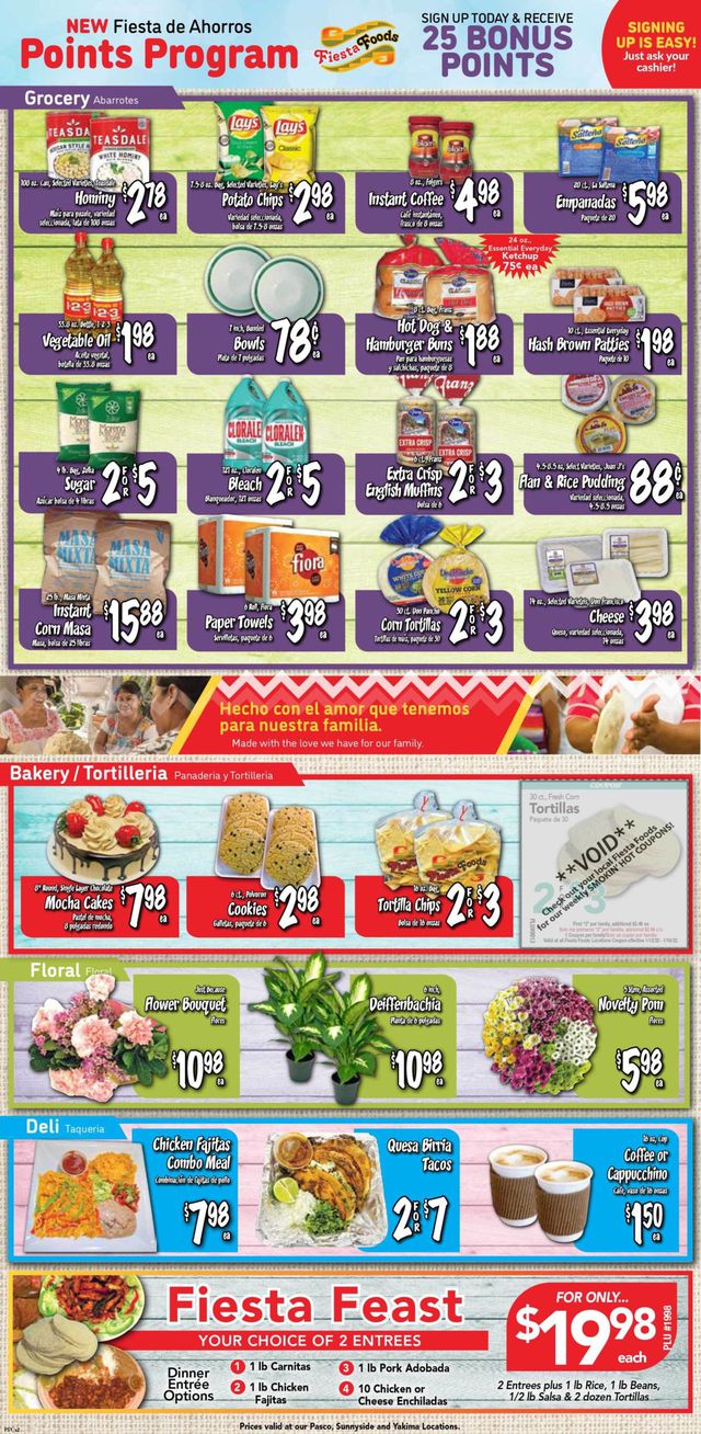Fiesta Foods SuperMarkets Ad from 01/12/2022