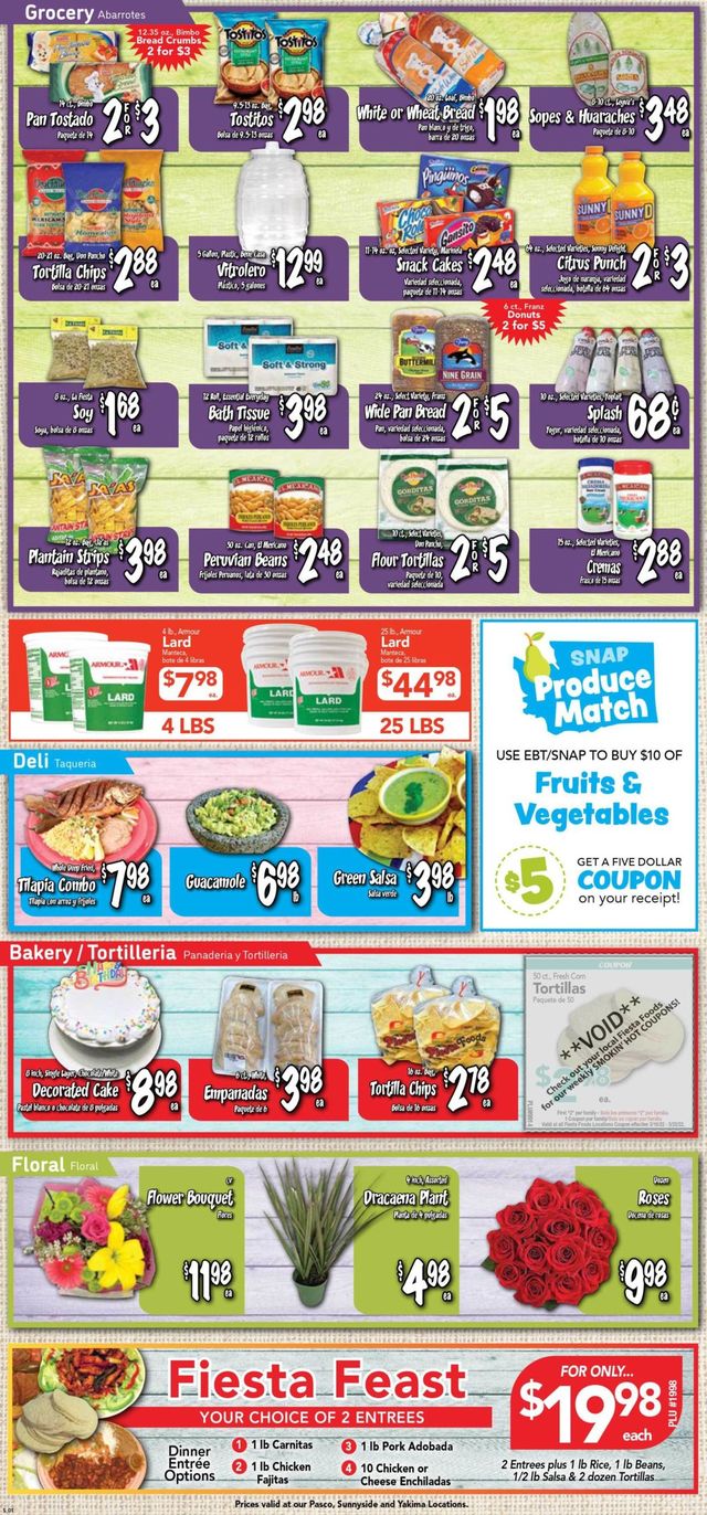 Fiesta Foods SuperMarkets Ad from 03/16/2022