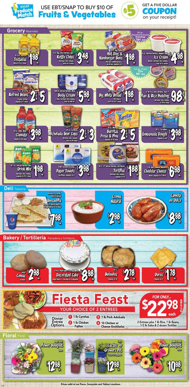 Fiesta Foods SuperMarkets Ad from 08/03/2022