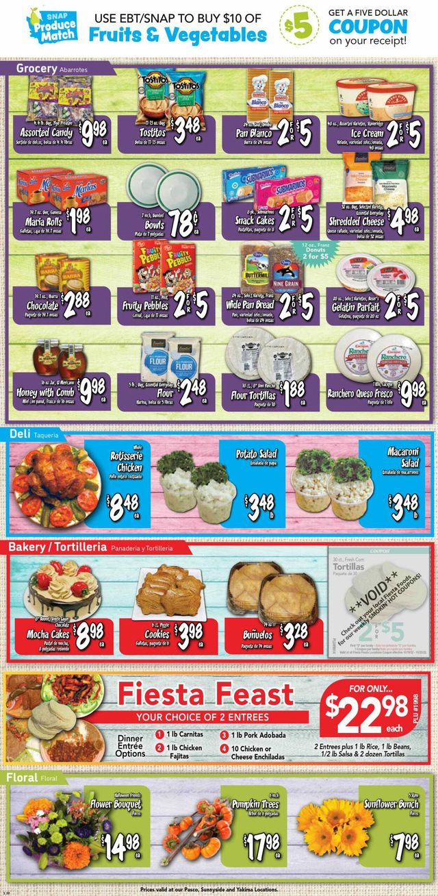 Fiesta Foods SuperMarkets Ad from 10/19/2022