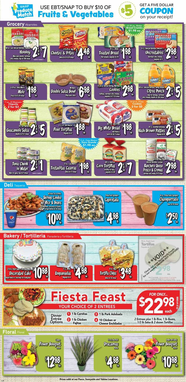 Fiesta Foods SuperMarkets Ad from 03/15/2023