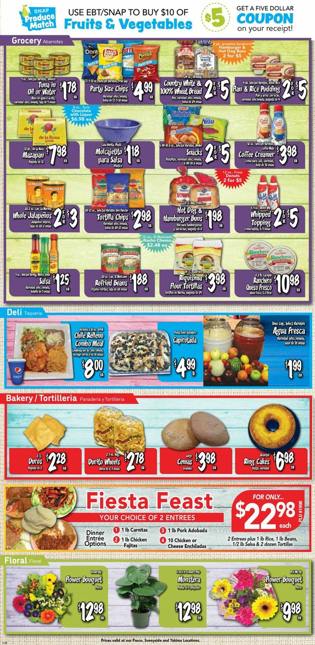 Fiesta Foods SuperMarkets Ad from 03/22/2023
