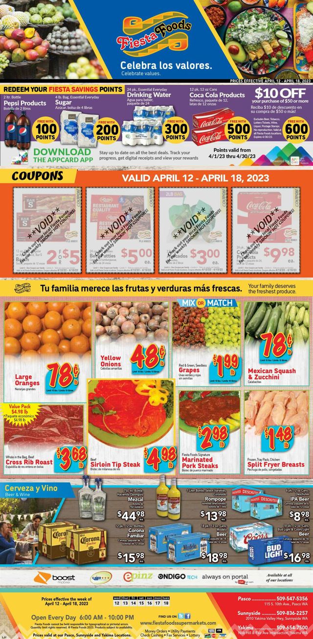 Fiesta Foods SuperMarkets Ad from 04/12/2023