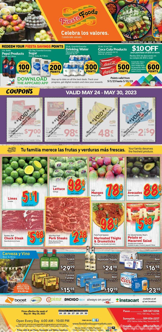Fiesta Foods SuperMarkets Ad from 05/24/2023