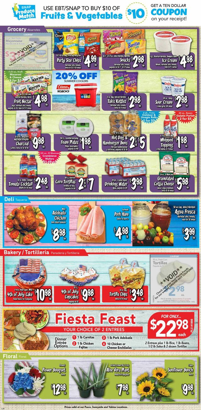 Fiesta Foods SuperMarkets Ad from 06/28/2023