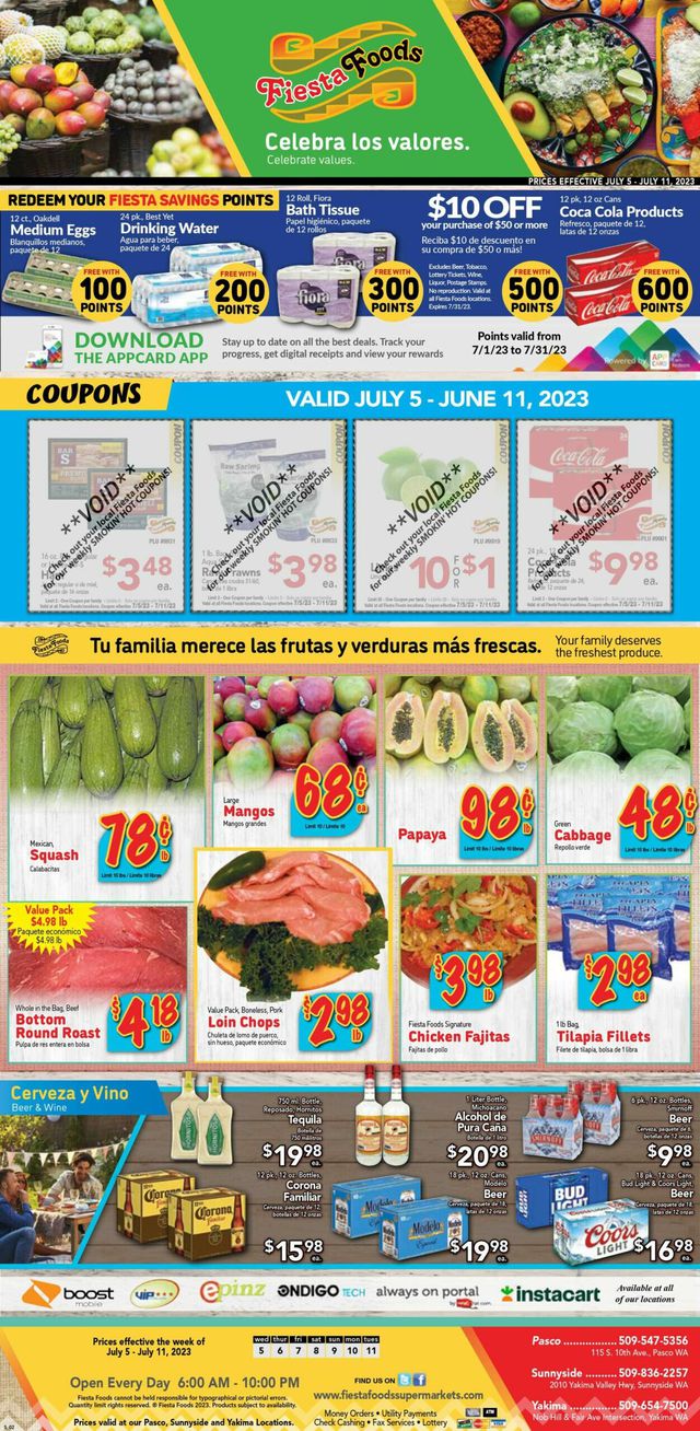 Fiesta Foods SuperMarkets Ad from 07/05/2023