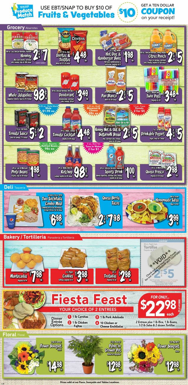 Fiesta Foods SuperMarkets Ad from 07/05/2023