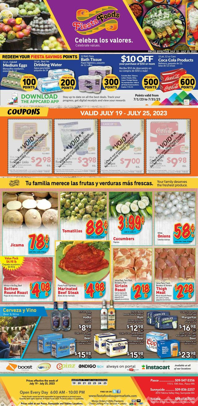 Fiesta Foods SuperMarkets Ad from 07/19/2023